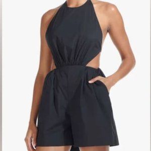 Staud Georgina Romper - NWT - Black - Size 8